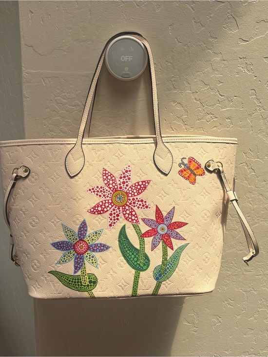 Louis Vuitton Handbags - Monogram Empriente Neverfull Embossed Tote with Colorful Flower Accents